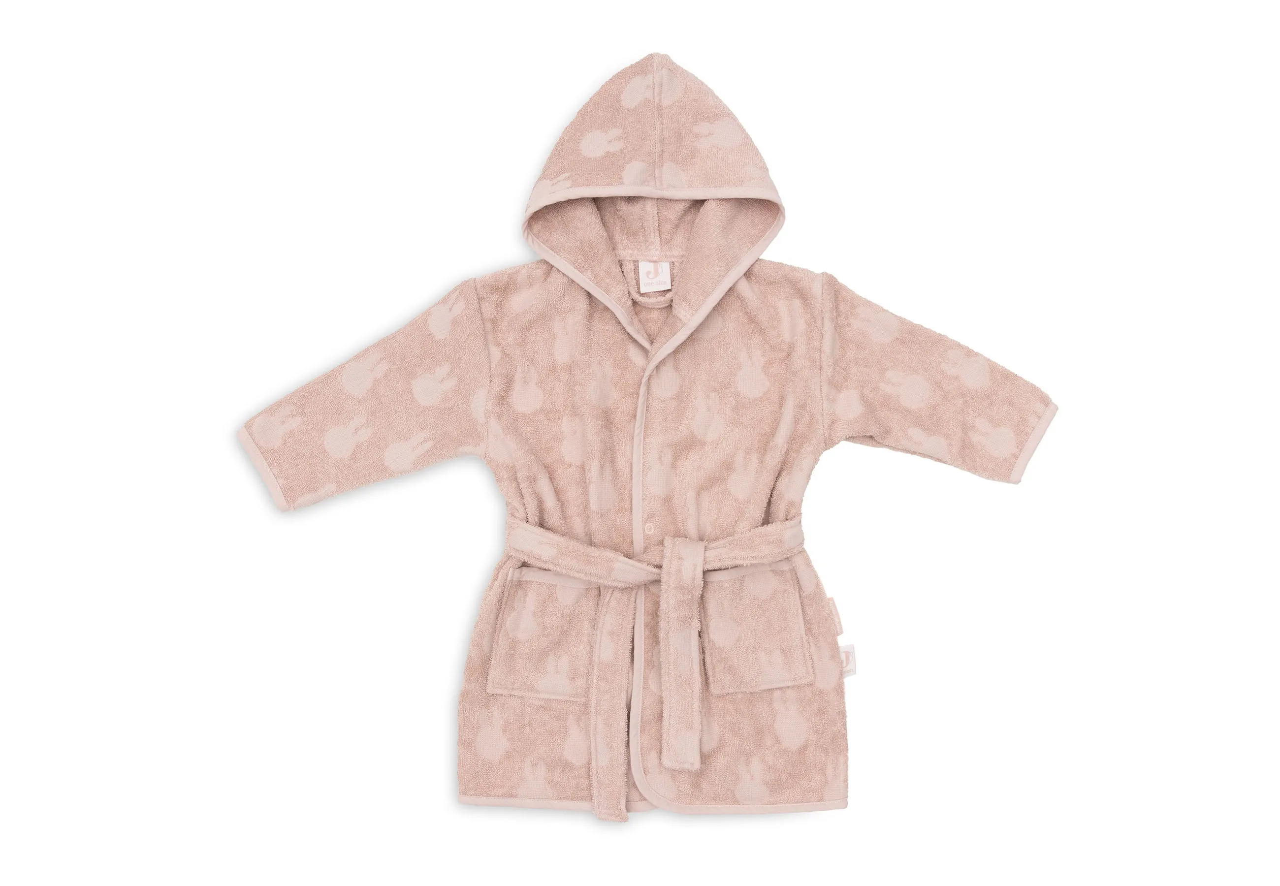 Bathrobe Terry 3-4 year Miffy Jacquard - Wild Rose