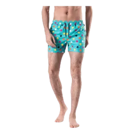 Big Dot Swim Shorts Green