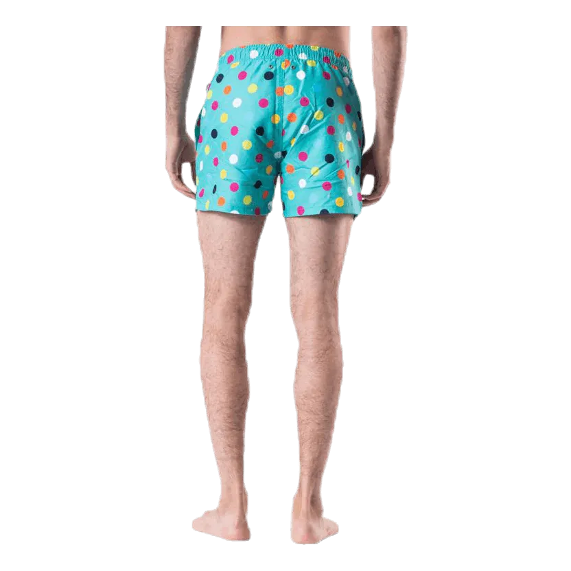 Big Dot Swim Shorts Green
