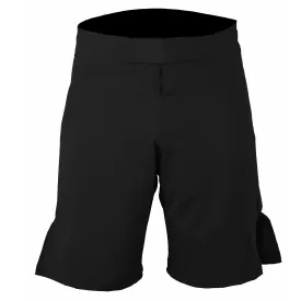 Black MMA Shorts –Grappling & Jiu-Jitsu Training Shorts for Nogi -Without Logo