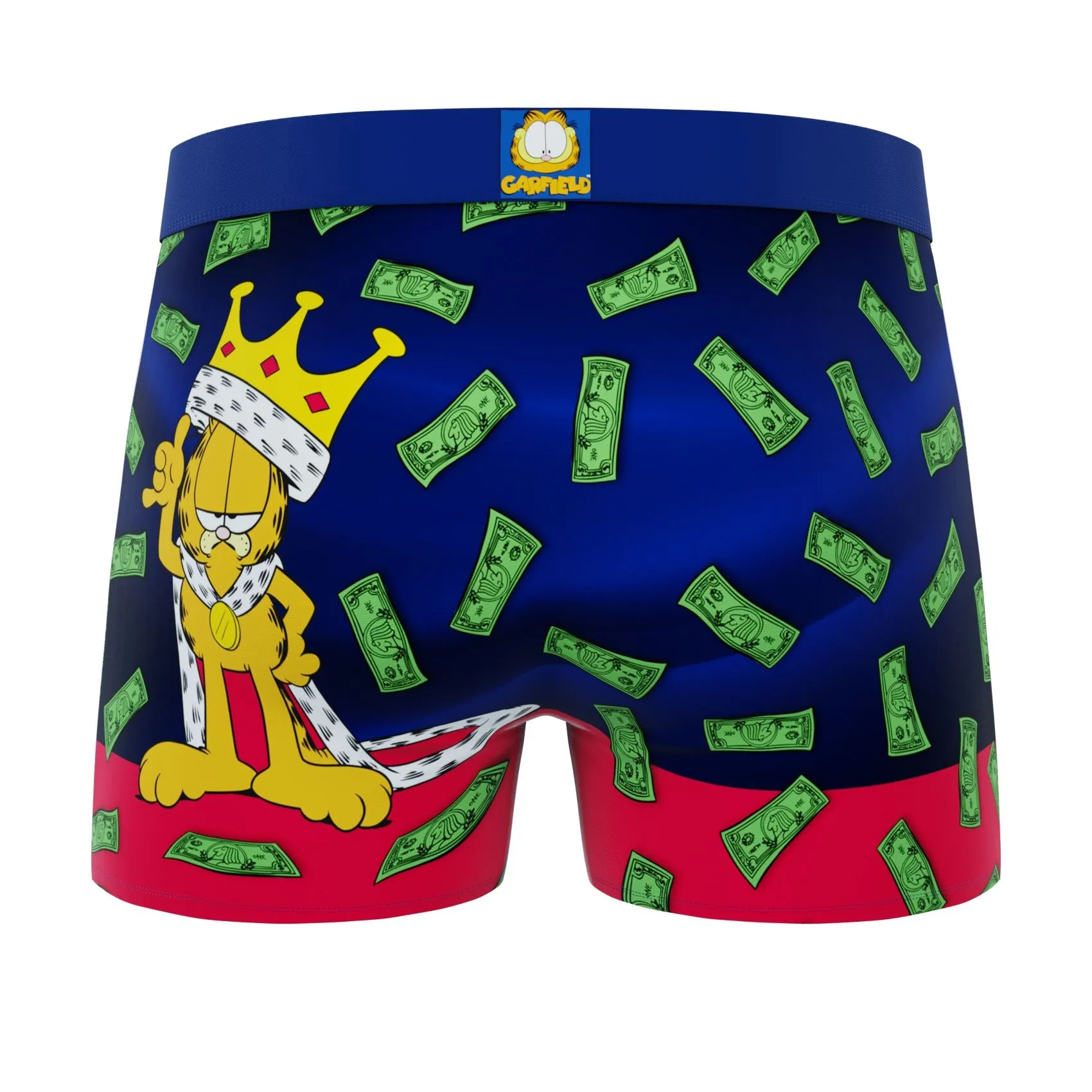 CRAZYBOXER Garfield King Men's Boxer Briefs (2 Pack)