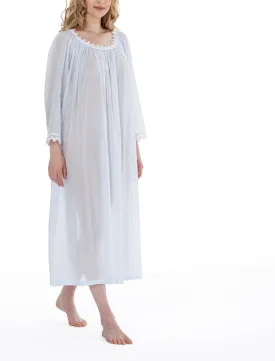 Elyse 3NH Long Mousseline Nightdress (in stock, 3-day dispatch)