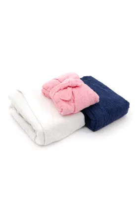 Family Bundle (2 Bathrobes (L)   Kids Bathrobe)