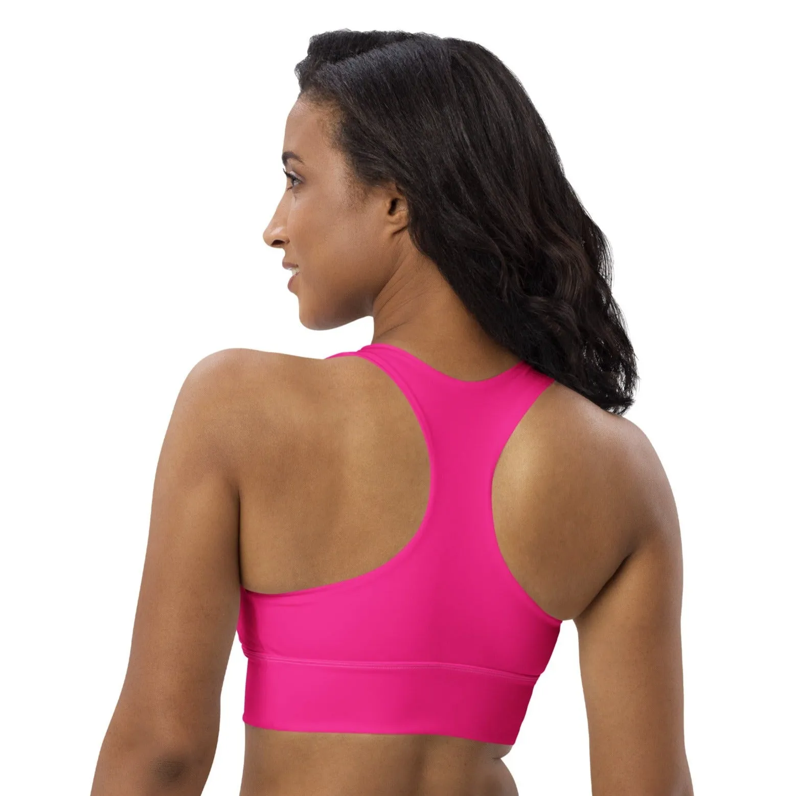 Fuchsia Pink Sports Bra | Exercise Sports Bra, lioness-love