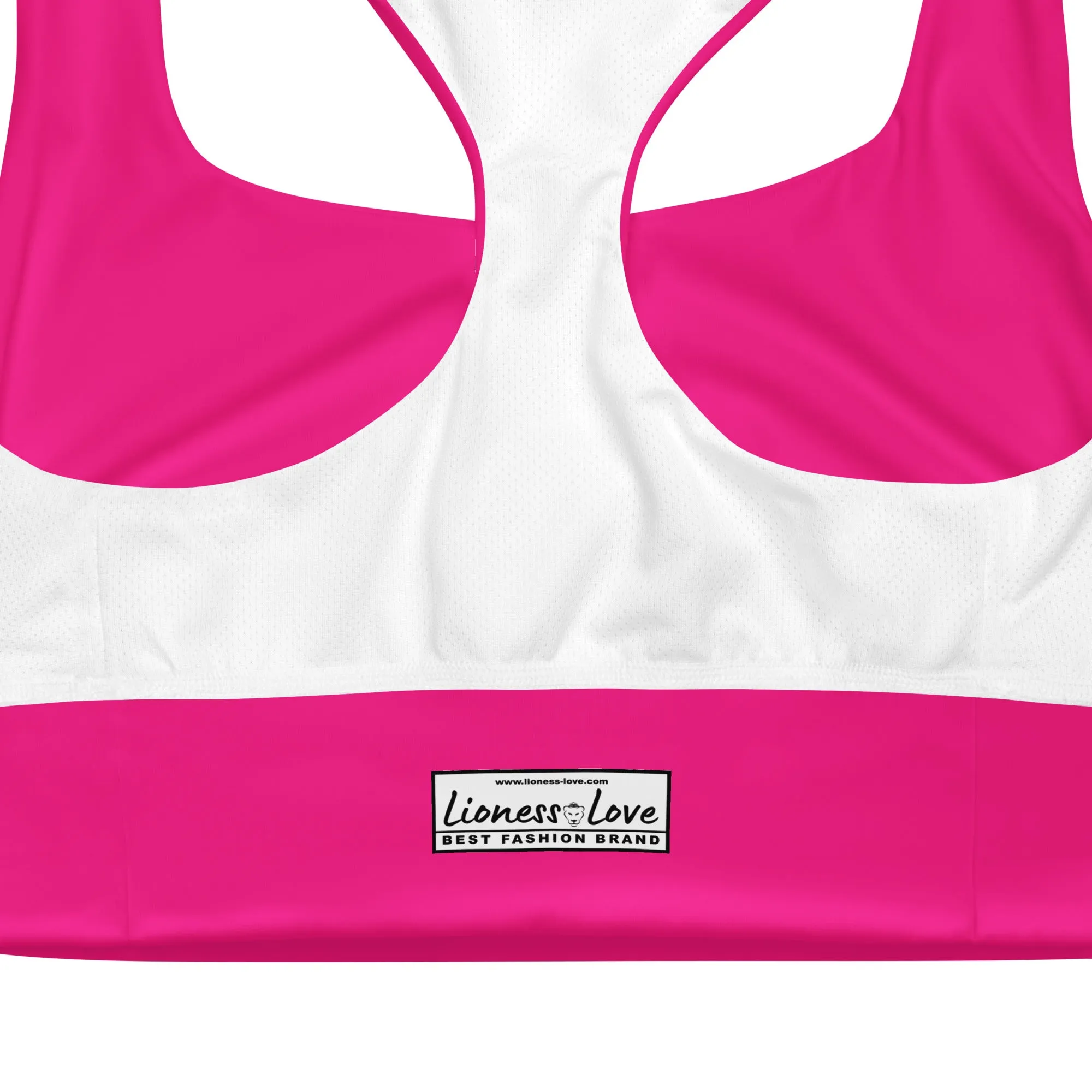 Fuchsia Pink Sports Bra | Exercise Sports Bra, lioness-love