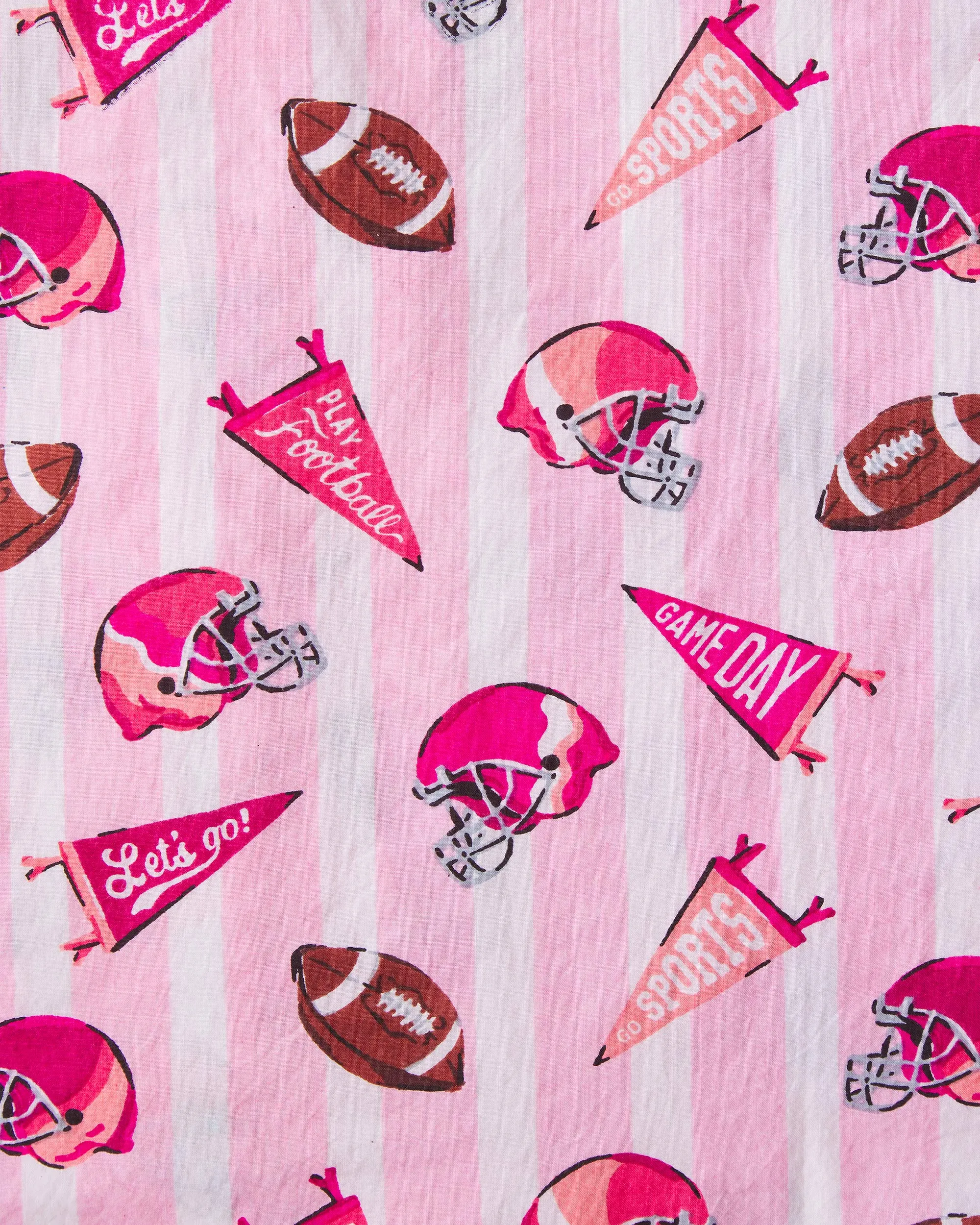 Game Day - Long PJ Set - Powder Puff