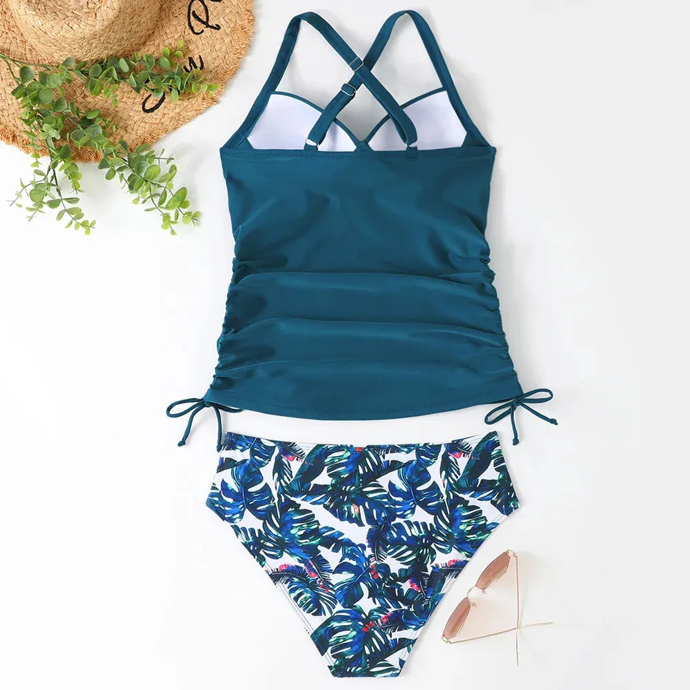 Halter Neck  high waisted bikini set