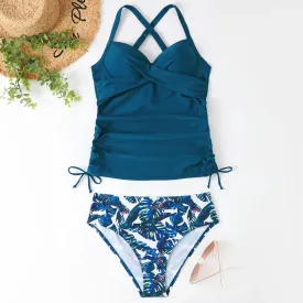 Halter Neck  high waisted bikini set