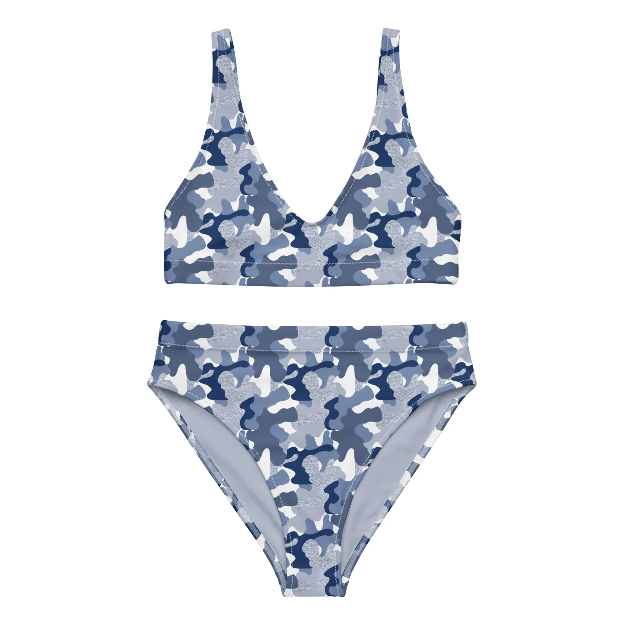High Waisted Bikini Womens (Glamourange Luxury Bikini High Waisted - 009 Patterns Model)