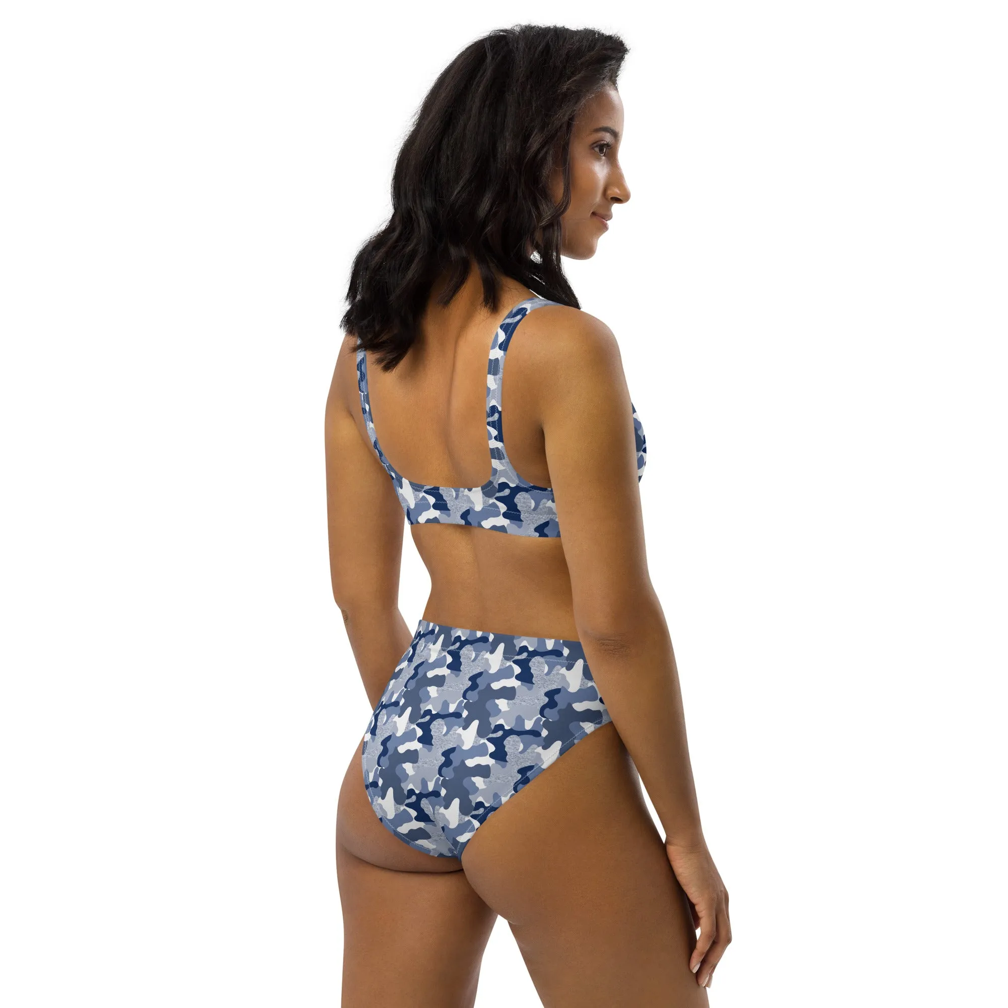 High Waisted Bikini Womens (Glamourange Luxury Bikini High Waisted - 009 Patterns Model)