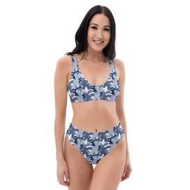 High Waisted Bikini Womens (Glamourange Luxury Bikini High Waisted - 009 Patterns Model)