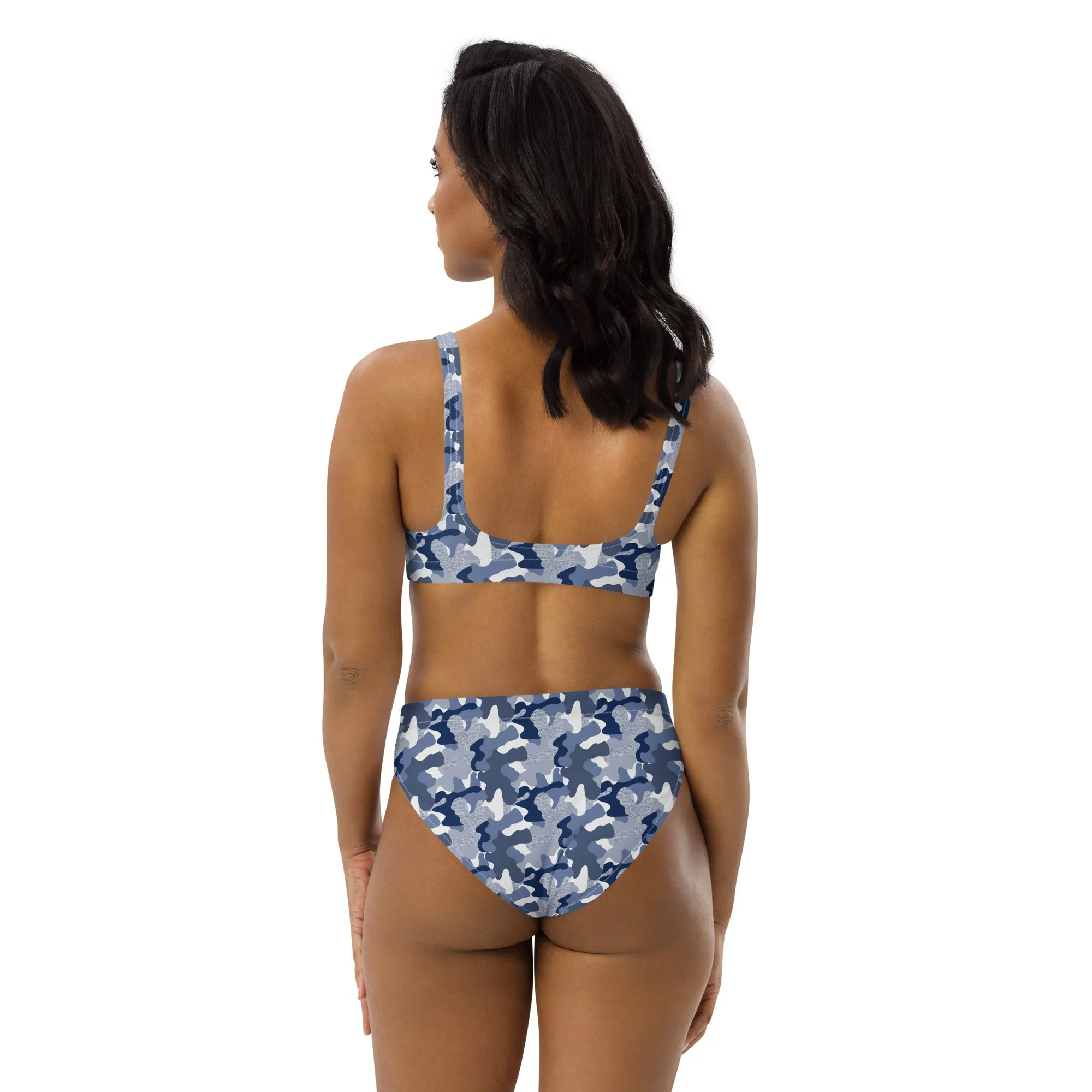 High Waisted Bikini Womens (Glamourange Luxury Bikini High Waisted - 009 Patterns Model)