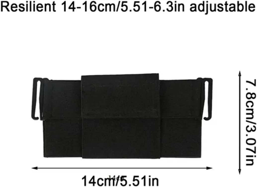 Invisible Phone Lock Bag Waterproof Waist Running Bag Belt Pouch Mini Pouch Anti Theft Fanny Pack Elastic For Fitness and Running(Size S)