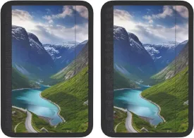 Norwegian Fjords Car Seat Belt Cover 2 Pack Universal Soft and Comfortable Car Seatbelt Pad Backpack Shoulder Pad Neck Cushion Protector Harness Pads for Car Interior Accessories
