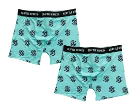 Official NHL Seattle Kraken Boxer Briefs 2pk
