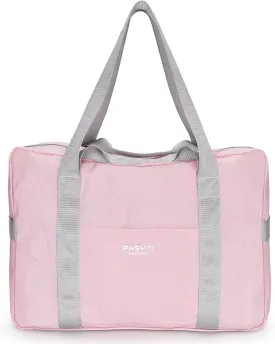 Personal Item Bag for Frontier Spirit Airlines 18x14x8, Under Seat Bags for Airplanes, Portable Foldable Duffle Bag for Travel Fitness Swim Yoga Beach, Pink