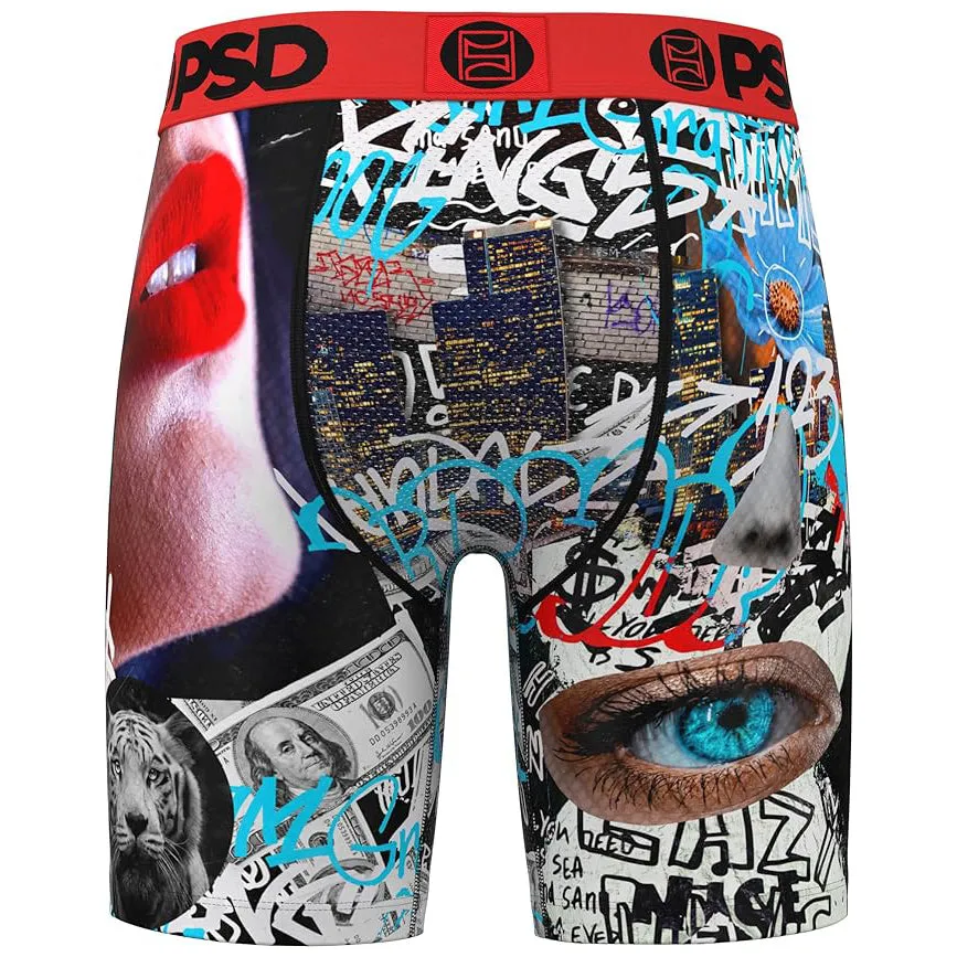 PSD Men's Multicolor Dreamer Boxer Briefs Extra Large Underwear - 224180067-MUL-XL
