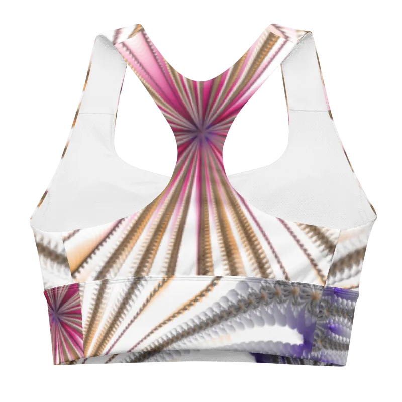 "Morning Bloom" Collection - Longline Sports Bra