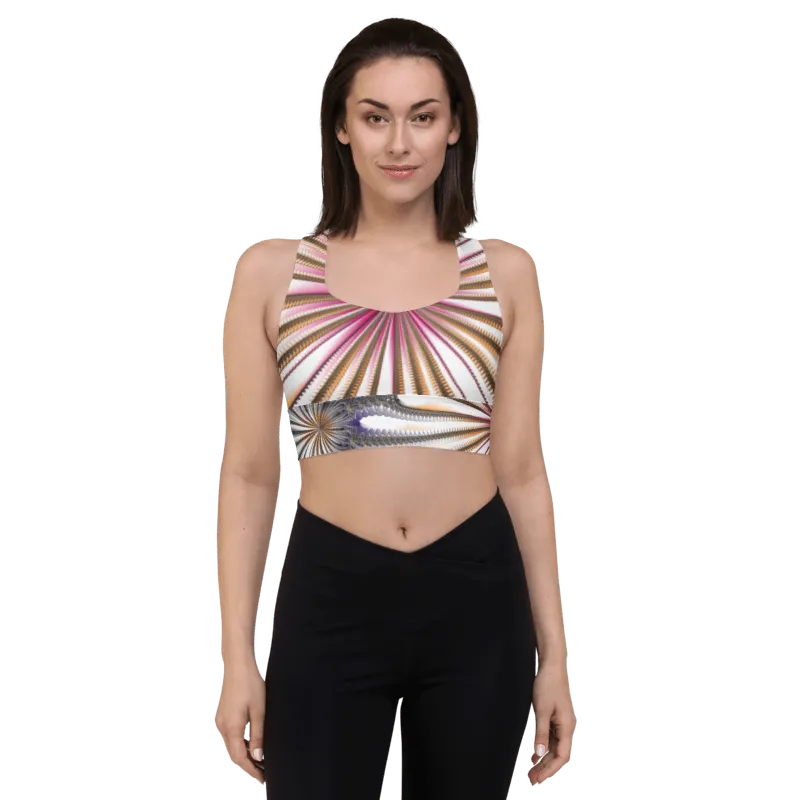 "Morning Bloom" Collection - Longline Sports Bra
