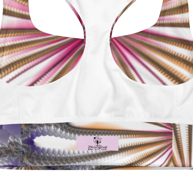 "Morning Bloom" Collection - Longline Sports Bra
