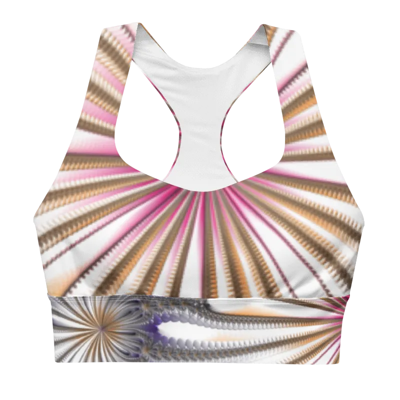 "Morning Bloom" Collection - Longline Sports Bra