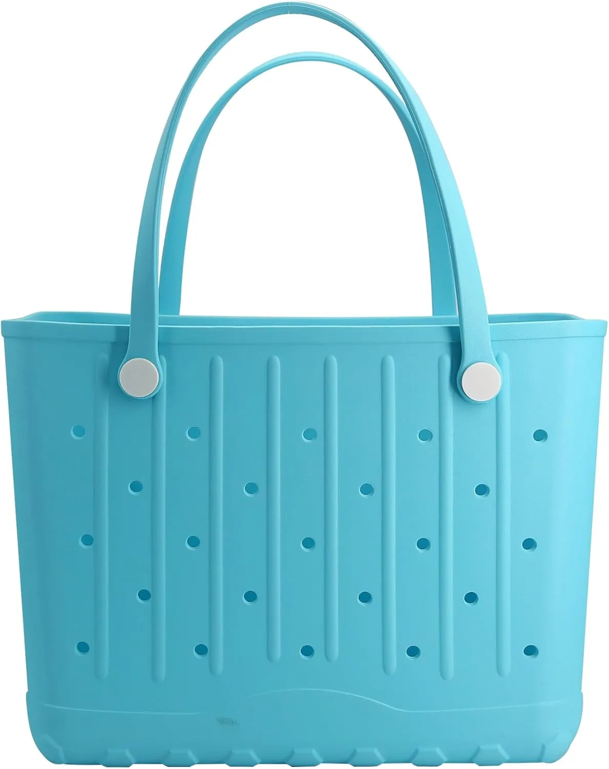 Rubber Beach Bag EVA Waterproof Tote Bags Washable Sand-proof Travel Handbags for Pool Boat Groceries Work Sports