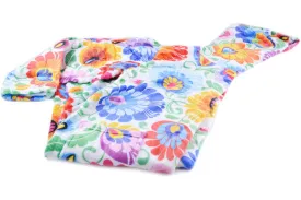 Textile Bathrobe size S/M White Folk