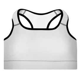 Whisper Grey Padded Sports Bra