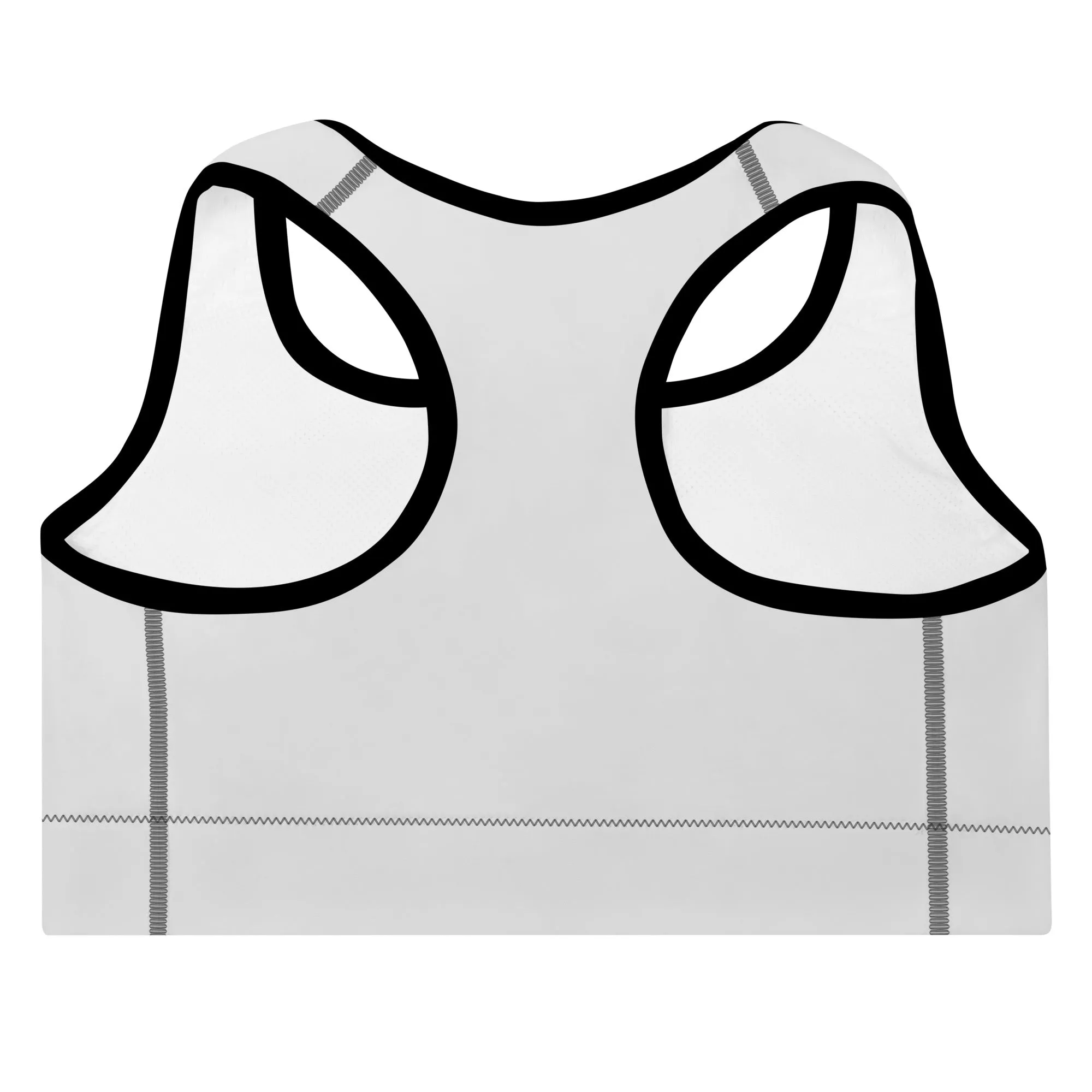Whisper Grey Padded Sports Bra