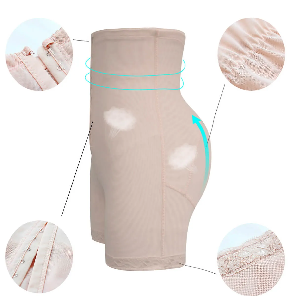 Women Shapewear Thigh Slimmer Butt Lifter High Waist Tummy Control