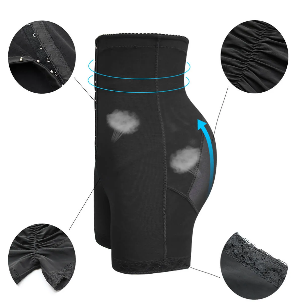 Women Shapewear Thigh Slimmer Butt Lifter High Waist Tummy Control